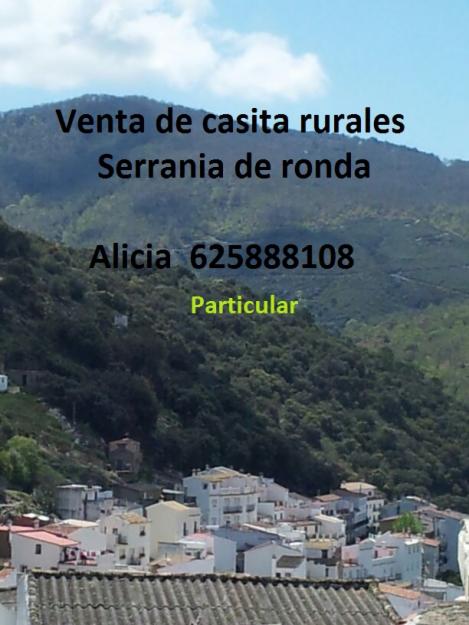 Venta de casitas rurales en la serrania de ronda