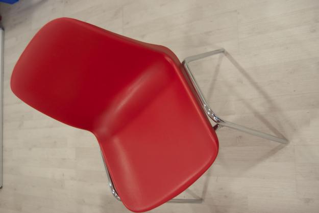 Silla coque roja