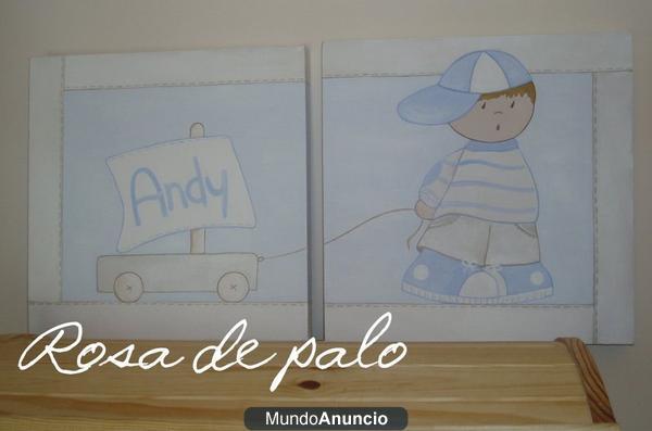 cuadros infantiles personalizados