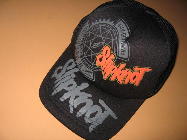 SLIPKNOT Gorra de rejilla negra, CAP HIP HOP HAT CHIC FASHION