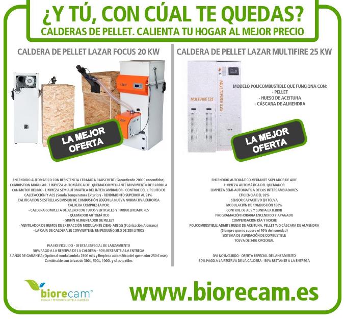 Dos calderas de Biomasa en Oferta