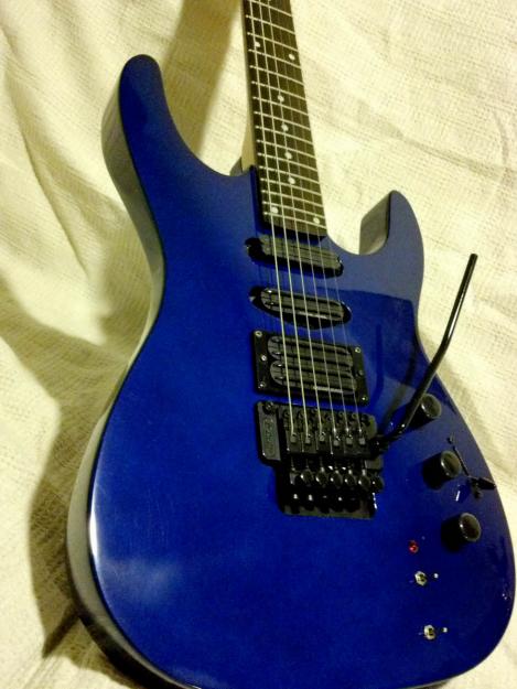 Kramer baretta infinity sustainer azul metalizado, sustain infinito