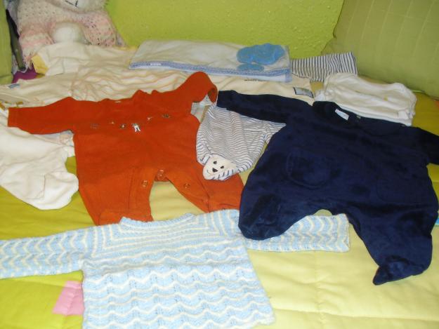 lote  completito para 1 bebe de o-3 meses