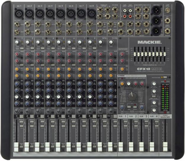 mesa de mezclas analogica con multiefectos digital casi NUEVA - MACKIE CFX12 MK2
