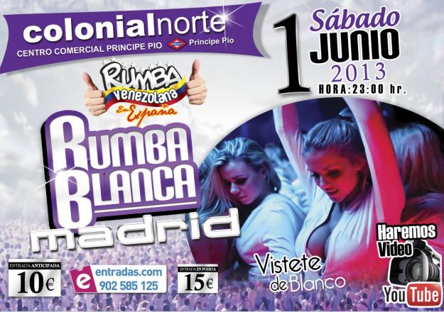 Rumba blanca venezolana en madrid