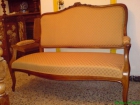 sofa de nogal, 2 plazas, año 1900 - mejor precio | unprecio.es