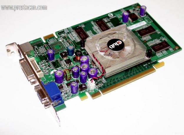 Tarjeta Grafica GeForce 6600-GT Club 3D Pci-E DVI TV