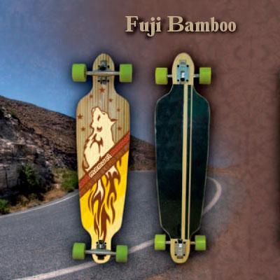 Longboard manual fuji bamboo completamente nuevo