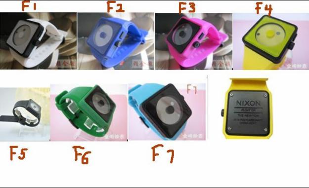 RELOJ NIXON MODELO NEWTON DE SILICONA VARIOS COLORES