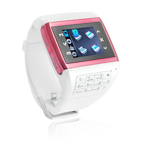 Telefono Movil De Pulsera Tactil + Bluetooth + MP3 + FM + Camara + MP4 +..(White Edition)