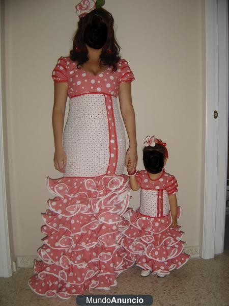 se venden trajes de flamenca madre e hija