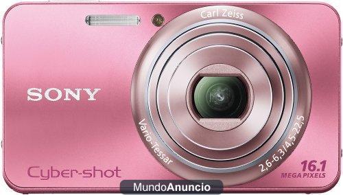 Sony DSC-W570 - Cámara Digital Compacta, 16.1 MP (2.7 pulgadas, 5x Zoom óptico) - Rosa