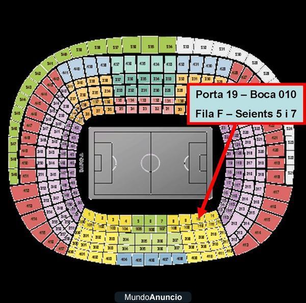 2 TRIBUNAS FC BARCELONA CAMP NOU 2012 2013 CARNETS BARÇA