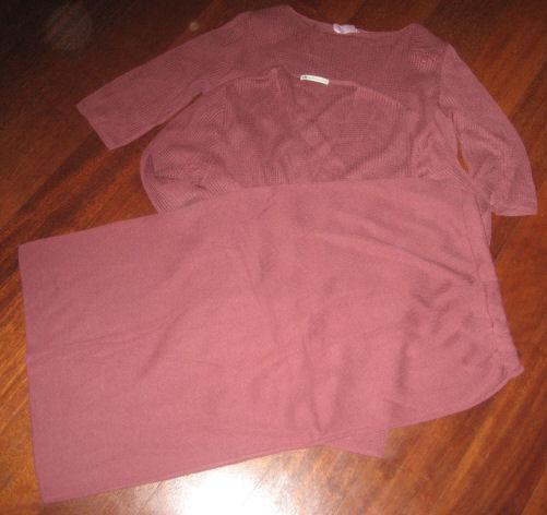 Conjunto de verano granate