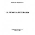 La lengua literaria. --- Agora, Cuadernos de Lingüística nº3, 1983, Málaga. - mejor precio | unprecio.es