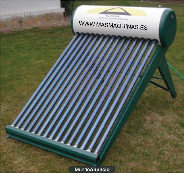 calentador de agua solar