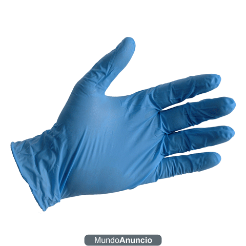 Guantes desechables Nitrilo Azul