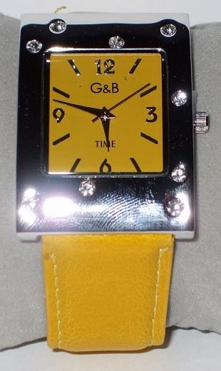 RELOJ DE MUJER G&B AMARILLO