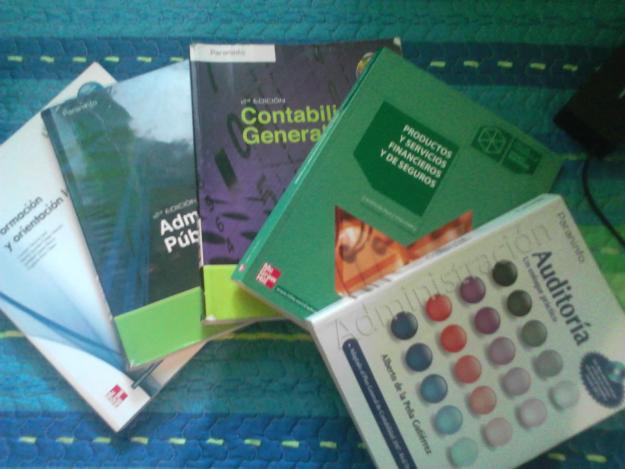 Vendo Libros de Administración y Finanzas de Grado Superior.