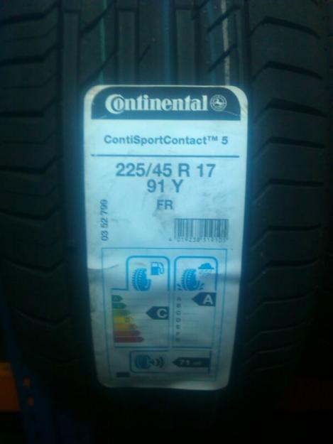 Neumatico Continental ContiSportContact5 225/45 R17 91Y