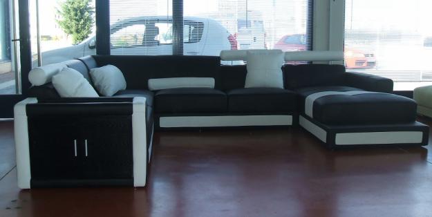 SOFAS MODULARES DE PIEL. DISEÑO ITALIANO.340x290CM