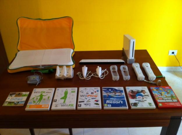 Wii+Wii Fit+Accesorios y Juegos