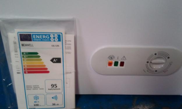 Congelador vertical Velphi de 135L 