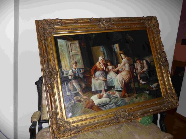 Vendo cuadro del siglo xix escuela holandesa