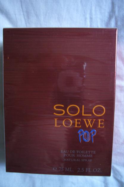 Colonia de loewe solo . serie pop