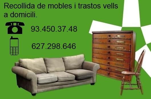 Recogida de muebles a domicilio 93.450.37.48 vaciado de pisos en barcelona