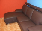 SOFA RINCONERA DE PIEL + CHAISE LONGE - mejor precio | unprecio.es