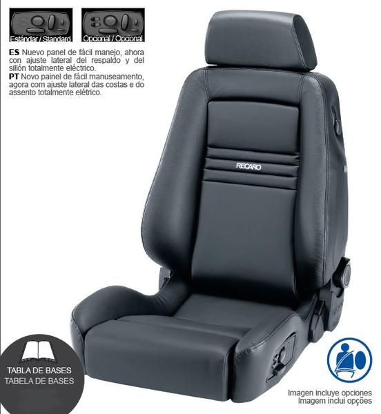 ASIENTO RECARO ERGOMED E PIEL NEGRA