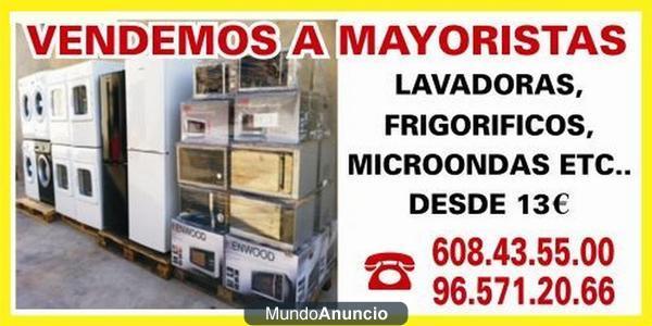 stock importante de lavadoras, frigorificos, secadoras, microondas etc..