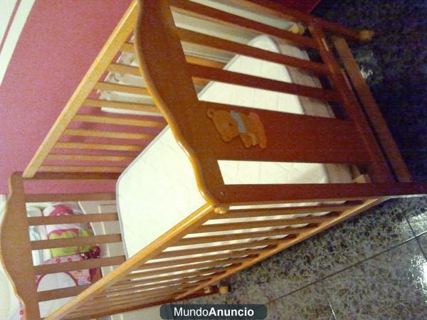 SE VENDE CUNA bebe MADERA MARCA \