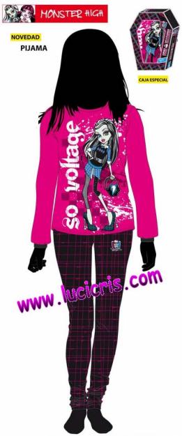 Pijamas MONSTER HIGH para niñas, Draculaura, Franki...