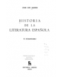 historia de la literatura española.