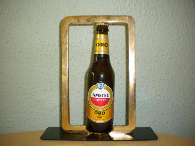 Expositor de cerveza amstel oro