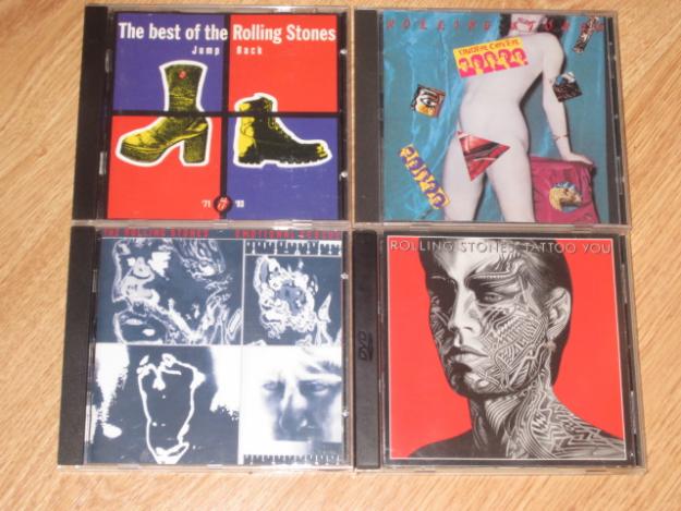 The rolling stones lote de 4 cd's nuevos