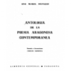 Antología de la poesía aragonesa contemporánea. --- Librería General, 1978, Zaragoza. - mejor precio | unprecio.es