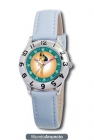 Disney 0803C046D009S400 - Reloj de cuarzo, correa de piel color azul claro - mejor precio | unprecio.es