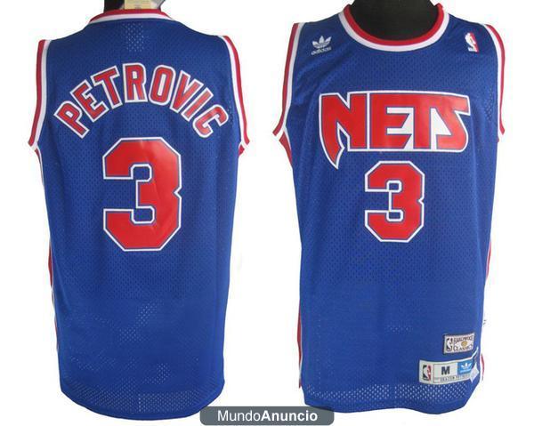 CAMISETA NBA DRAZEN PETROVIC NETS 35 EUROS GASTOS DE ENVIO INCLUIDOS