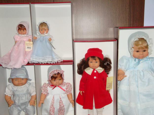 Vendo lote de 6 muñecas de colección (d'ASI) nuevas