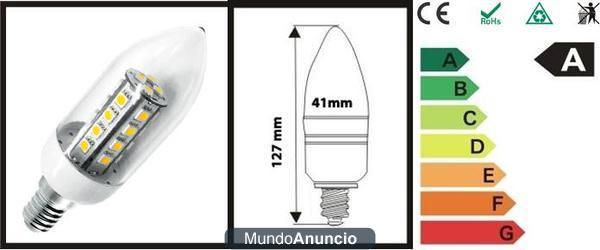 Bombilla VELA E14 / 28 led SMD 5050