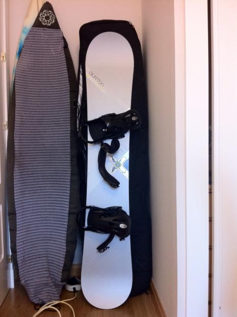 Tabla Snowboard Burton Custom X con fijaciones