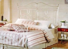 Vendo preciosa cama de matrimonio hierro forjado blanco - mejor precio | unprecio.es