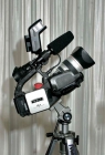Camara de video canon xl1 tripode con ruedas y focos de iluminacion. - mejor precio | unprecio.es