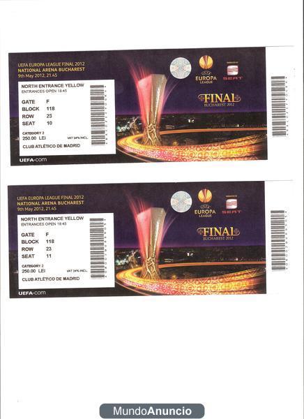 Entradas Final Europa League