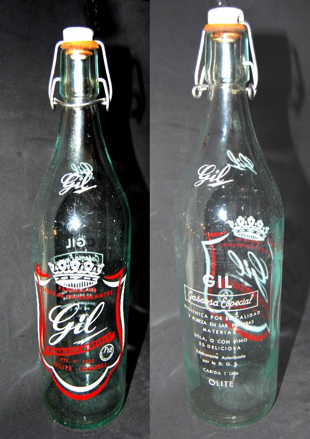 Botella gaseosa gil de olite