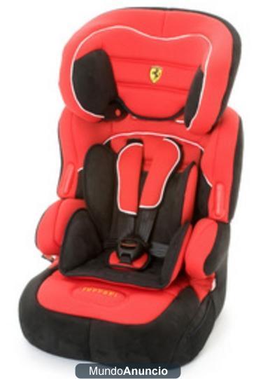 Neuva silla de coche producto oficial Ferrari 9-36kg con ALARMA