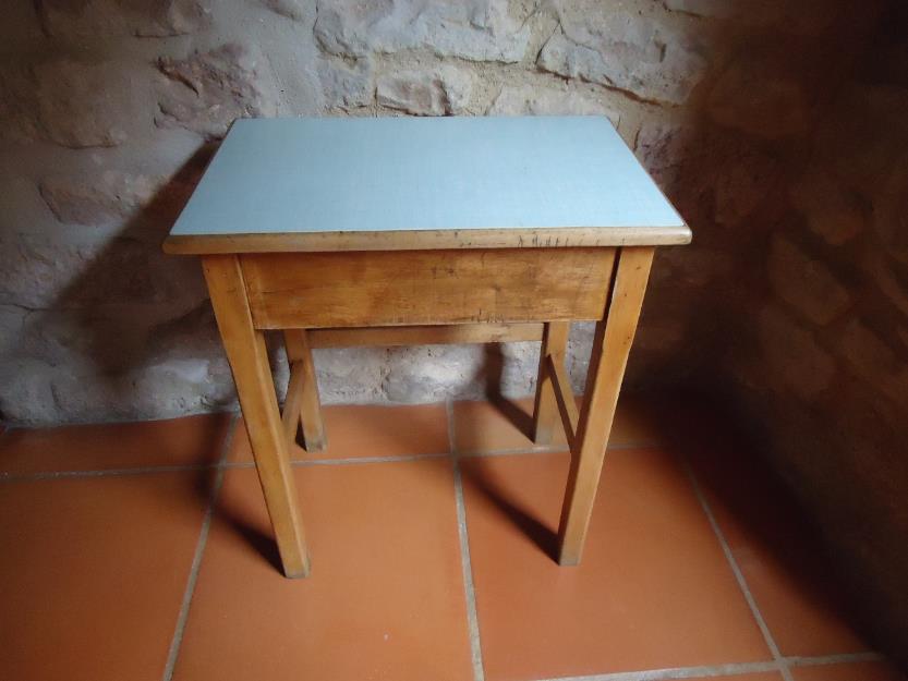 Pupitre retro, tapa de formica